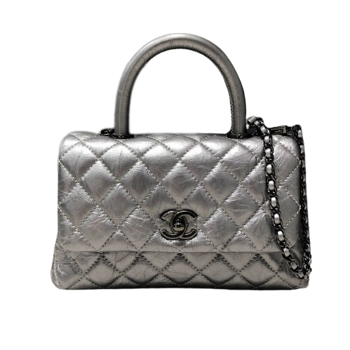 Chanel coco 2025 handle metallic