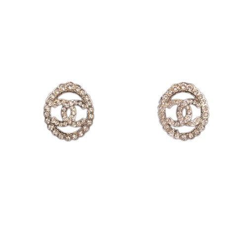 CHANEL シャネル ココマーク ピアス ラインストーン GP A22B – co&co CHANEL シャネル ココマーク ピアス ラインストーン GP A22B – co&co