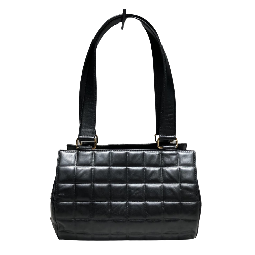 CHANEL シャネル チョコバー ラムスキン ハンドバッグ – co&co CHANEL シャネル チョコバー ラムスキン ハンドバッグ – co&co