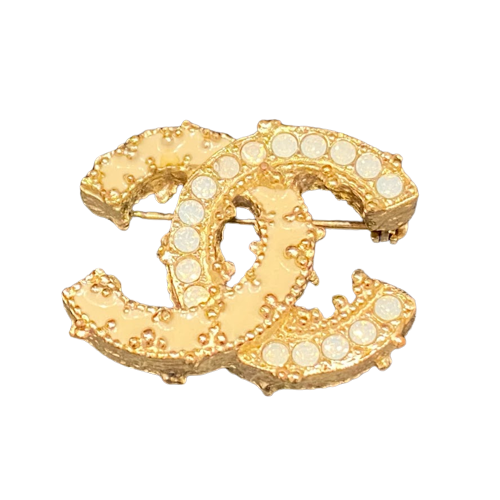 CHANEL シャネル ブローチ 金色 ゴールド ココマーク クローバー