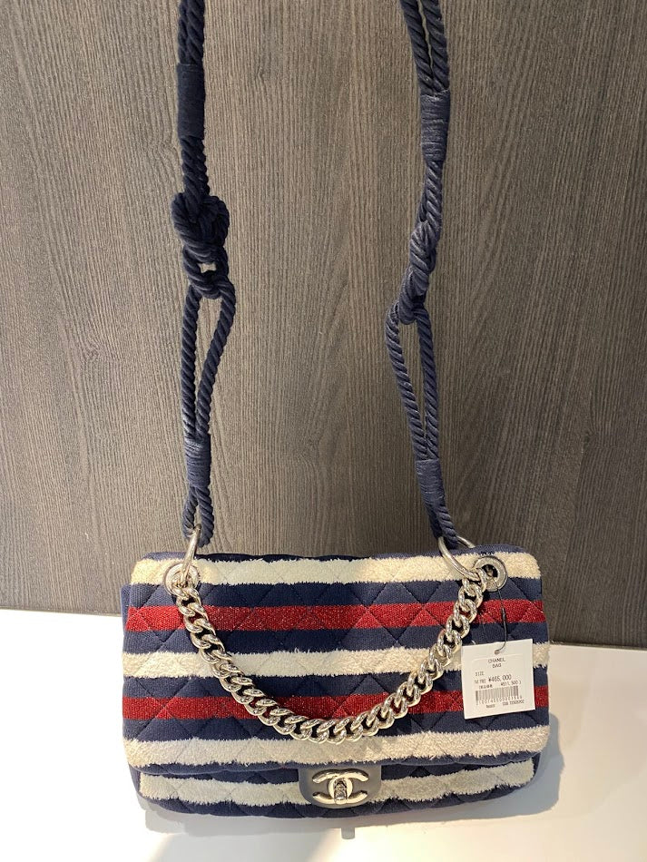 CHANEL マトラッセコットンショルダーバッグ27110543 – co&co