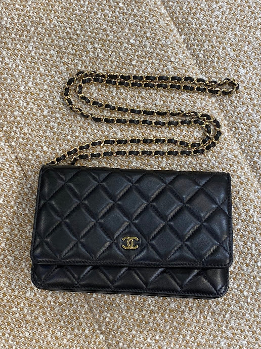 CHANEL マトラッセ ラムスキン チェーンショルダーバッグ – co&co