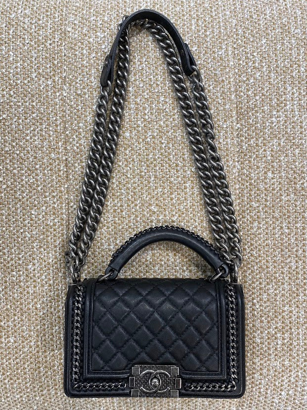 【♡贅沢なご褒美に♡】CHANEL トップハンドルバック CHANEL《希少なデザイン》 シャネル トップハンドル バック