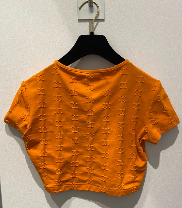 シャネルTシャツ　ココマーク CHANEL ココマーク ヴィンテージ クロップドTシャツ – co&co