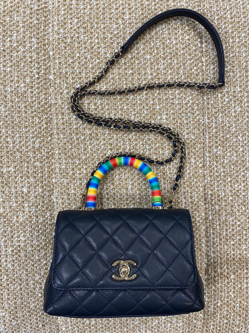【25A大人気！完売必至】CHANEL ココハンドル14.5㎝ ショルダー 超希少◇SNSで話題のNEWサイズ♪】CHANEL ココハンドル 14.5cm