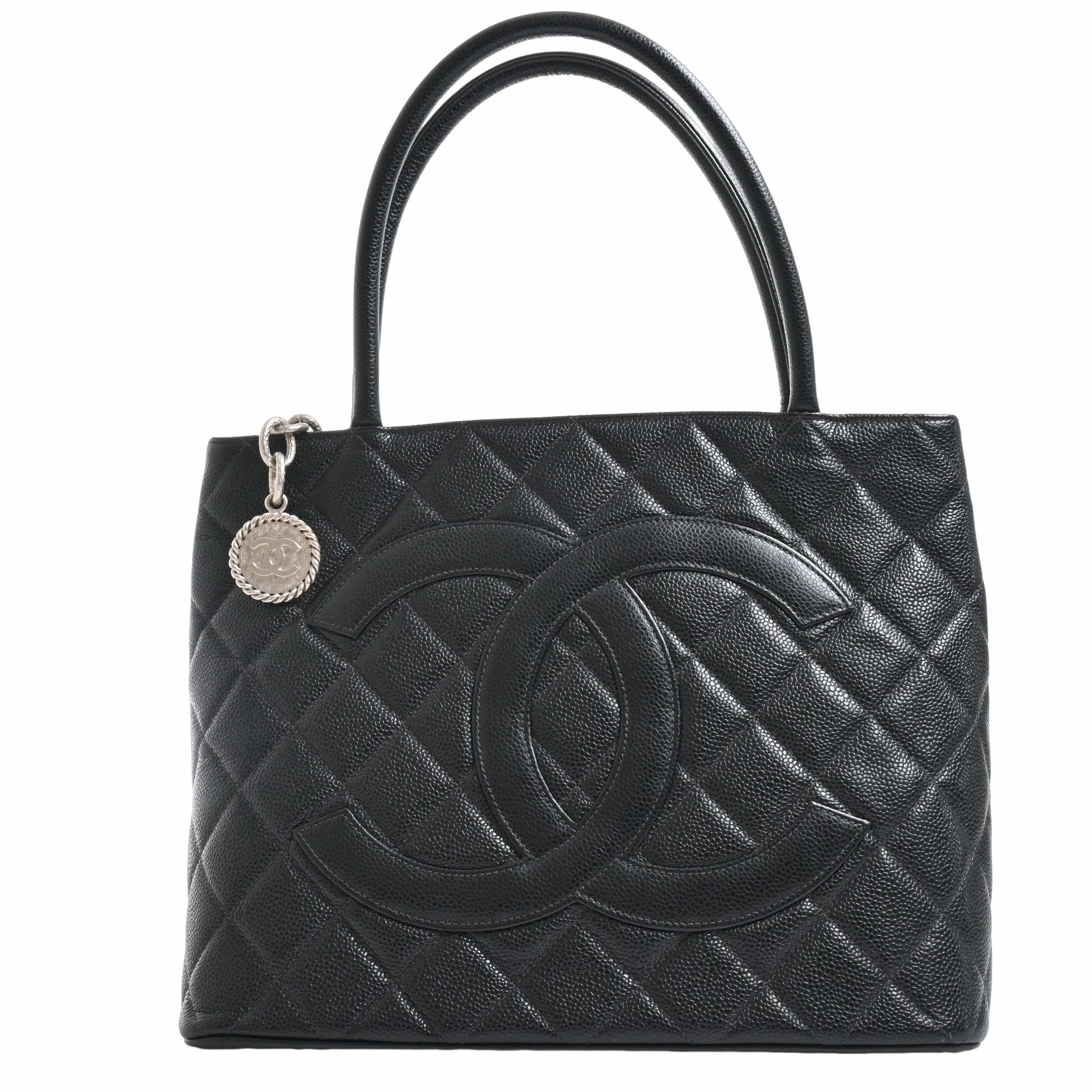 CHANEL バッグ 復刻トート キャビアスキン 黒 – co&co