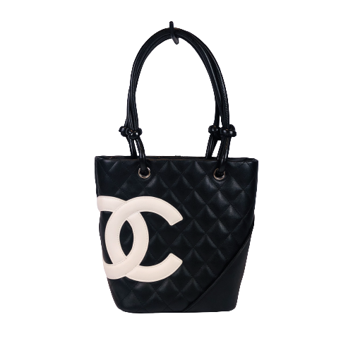 CHANEL シャネル カンボンライントート 黒、白 – co&co