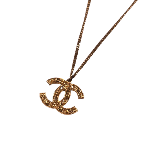 CHANEL Chanel coco mark necklace