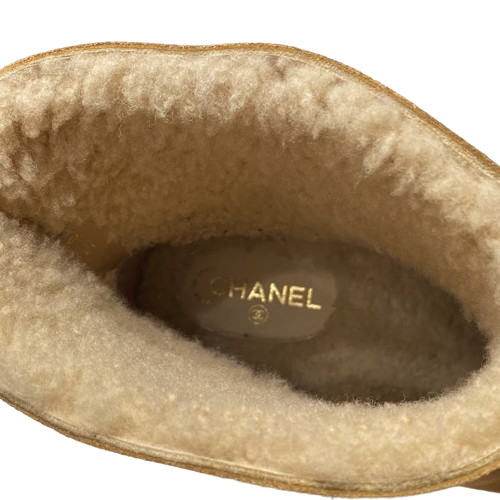楽天市場】シャネル CHANEL ムートンブーツ ブーツ 靴 ムートン