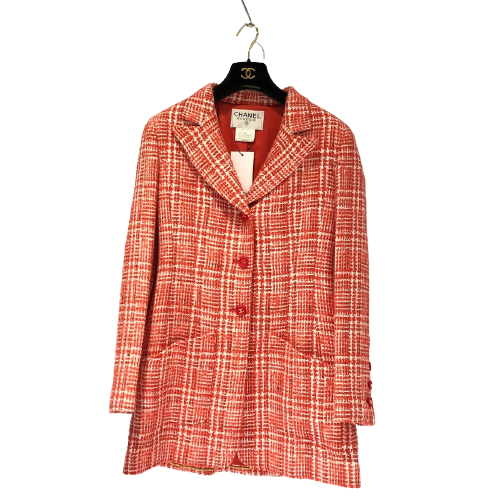 CHANEL Chanel coco button tweed jacket