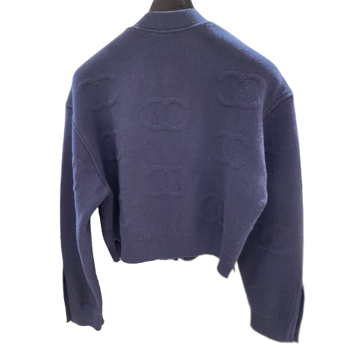 クリアランスSALE シャネルカシミヤ ニット カーディガン ネイビー シャネル カシミアニットカーディガン ネイビー – co&co
