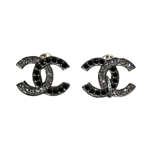 CHANEL Chanel here mark earrings