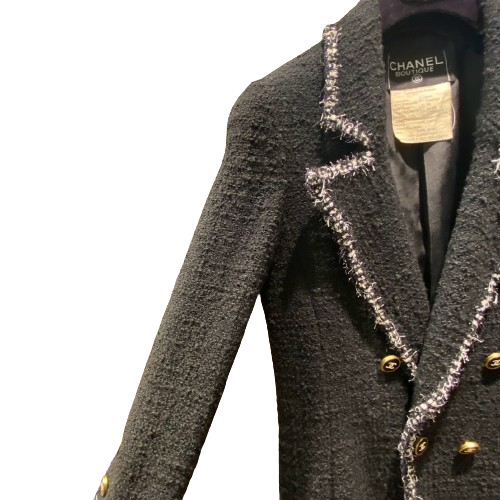 シャネル ツイード ジャケット ブラック – co&co
