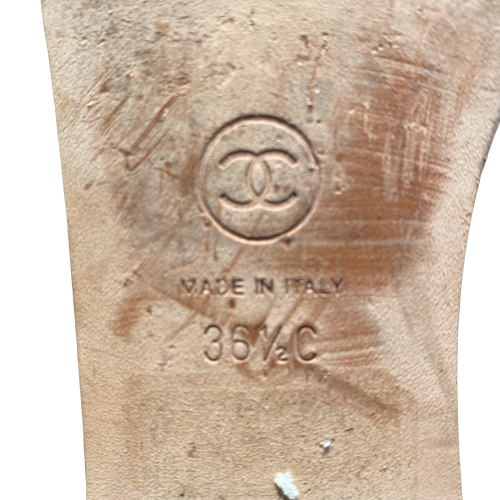 シャネル ココマーク パンプス ツイードリボン フラット シューズ – co&co