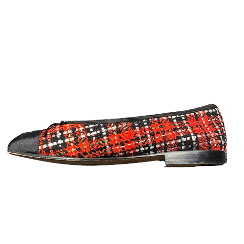 シャネル ココマーク パンプス ツイードリボン フラット シューズ – co&co シャネル ココマーク パンプス ツイードリボン フラット シューズ – co&co