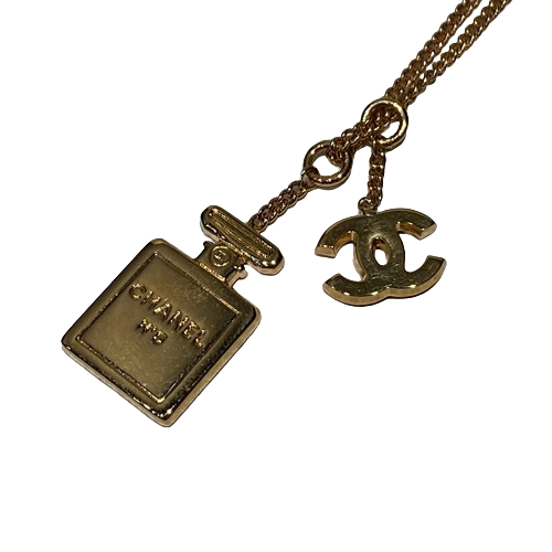 K18ココマーク風トップネックレス 56K2507 CHANEL シャネル ゴールド