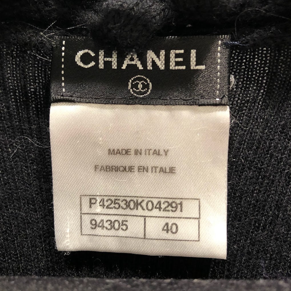 CHANEL】【イタリア製】【トップス】シャネル『半袖ニット