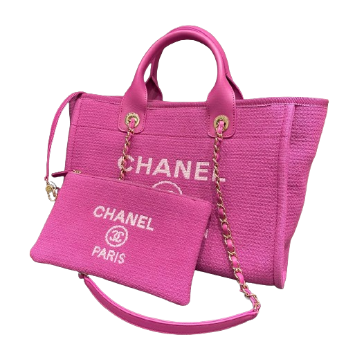 圧倒的存在感 CHANEL ドーヴィル DEAUVILLE トート ピンク シャネル バッグ ドーヴィル ピンク – co&co