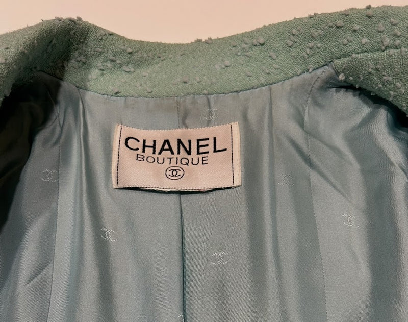 CHANEL ココマークボタン ツイードウール ジャケット