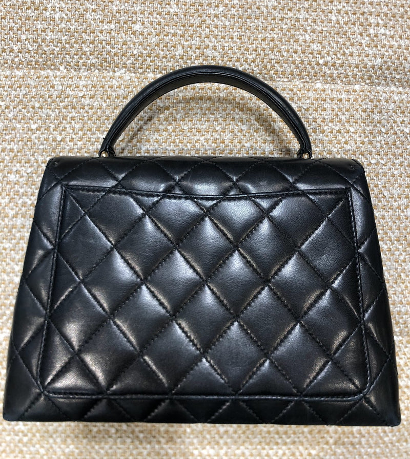 CHANEL マトラッセCC ターンロックハンドルバッグ