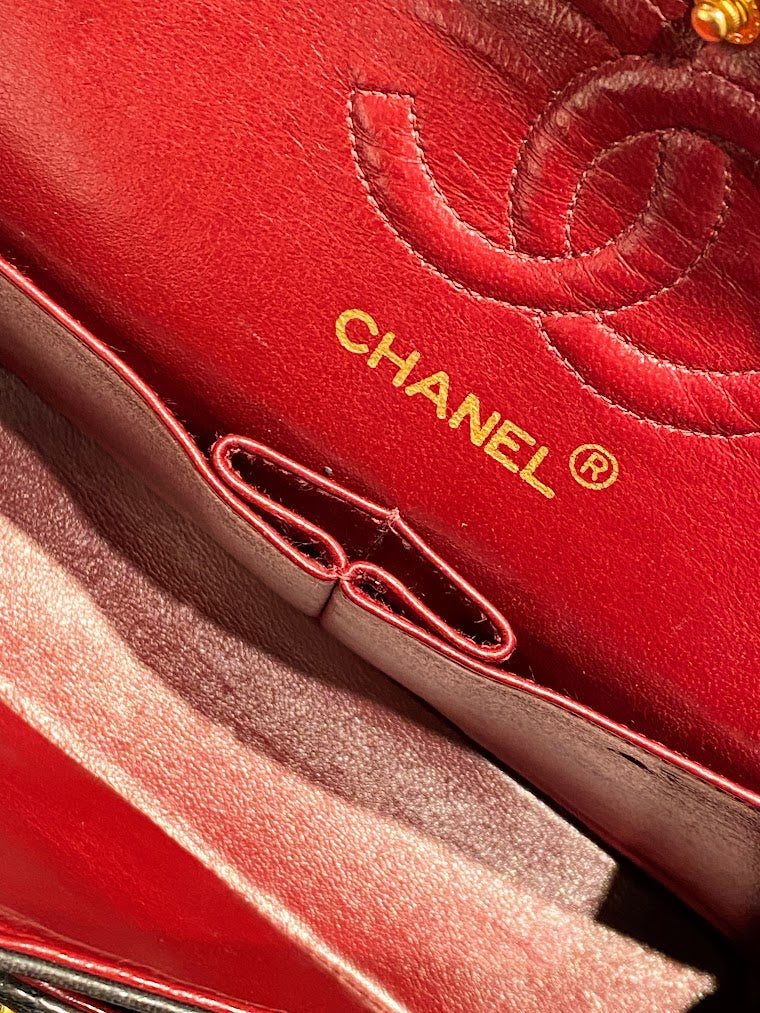 CHANEL マトラッセWフラップチェーンショルダーバッグ