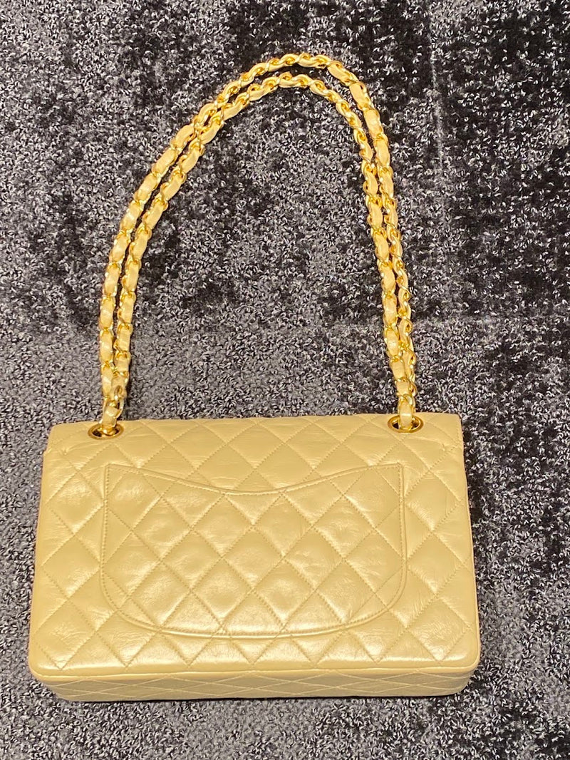 CHANEL マトラッセWフラップチェーンショルダー