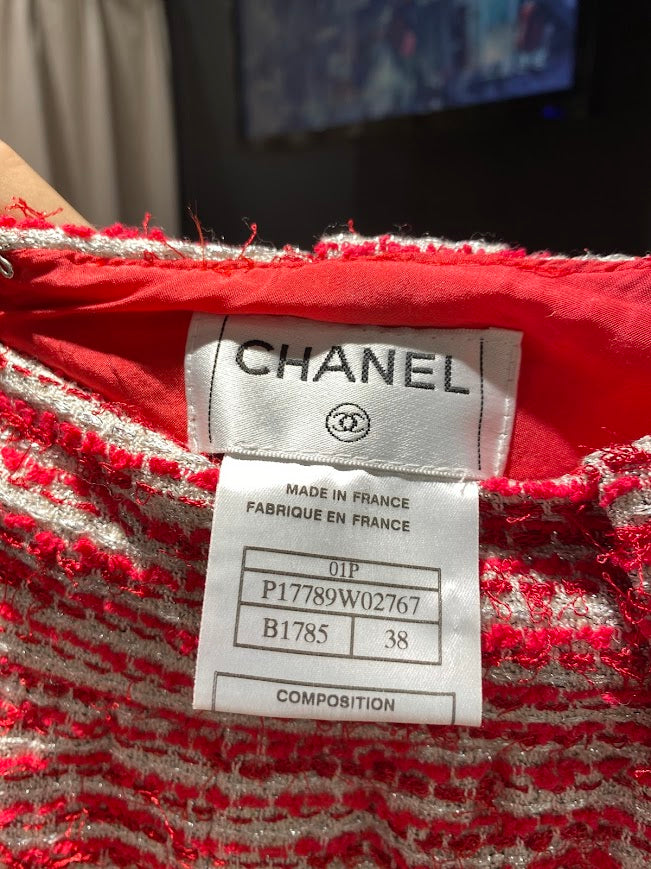 CHANEL ツイードセットアップ P17789W02767