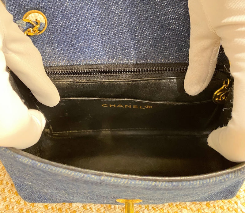 CHANEL デニム ショルダーバッグ