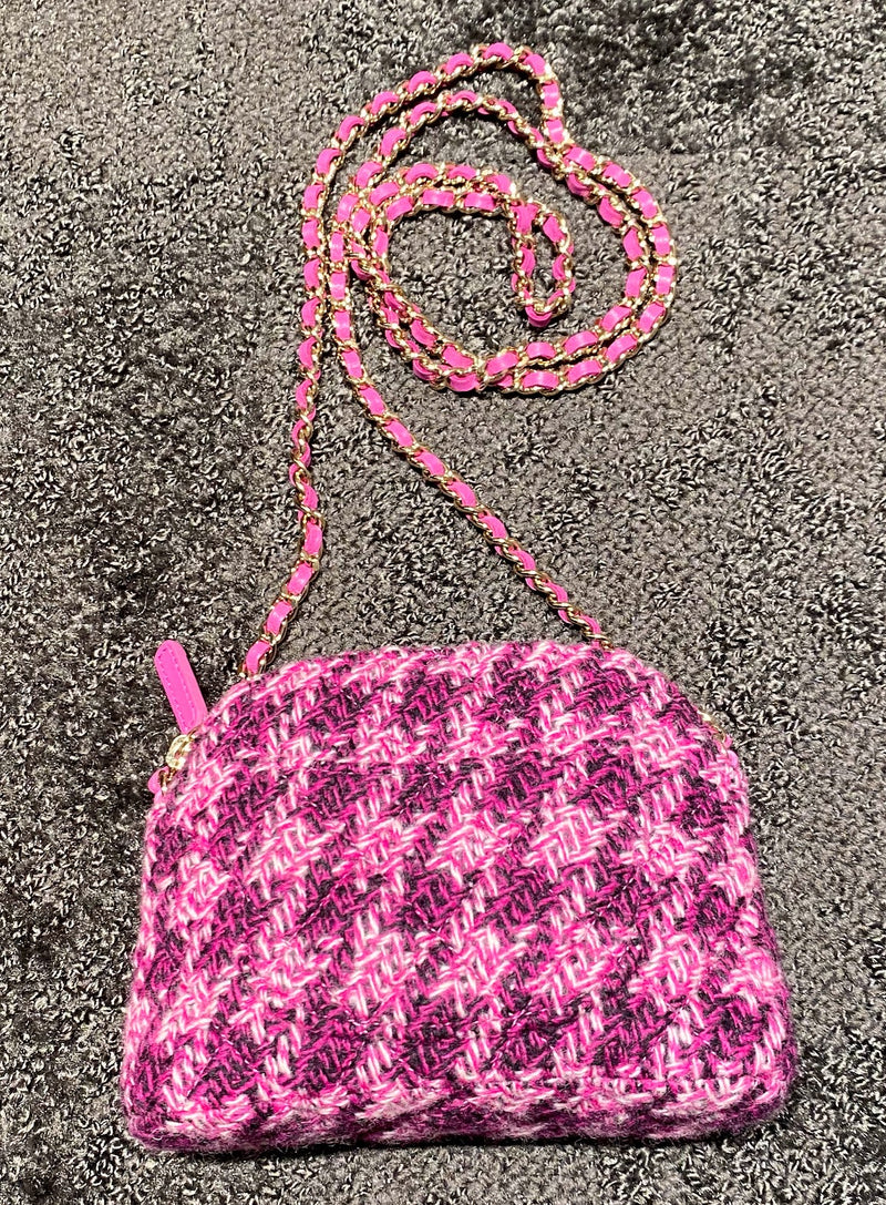 CHANEL ツイード ショルダーバッグ