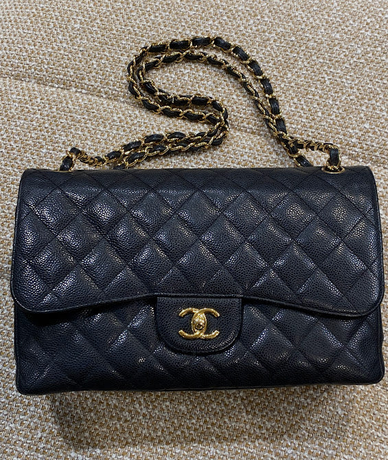 CHANEL ショルダーバッグ マトラッセ ジャンボ