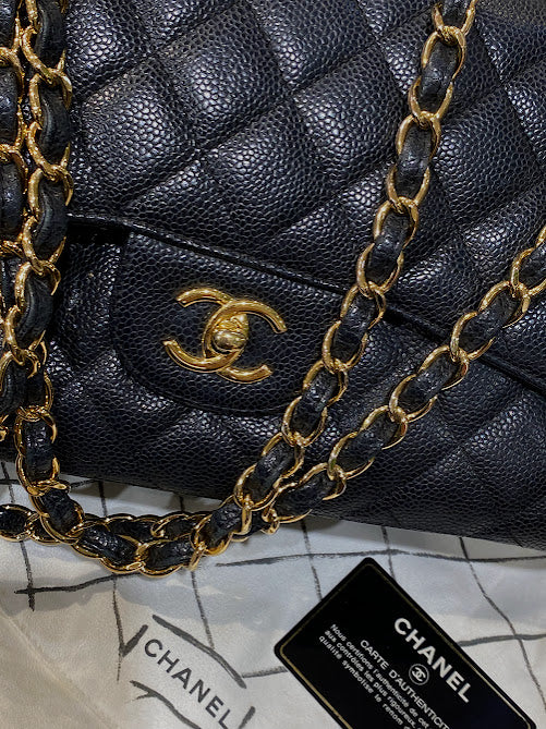 CHANEL ショルダーバッグ マトラッセ ジャンボ