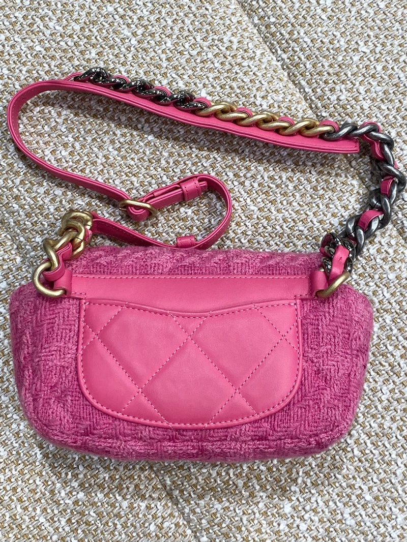CHANEL 19バッグ ツイートバッグ チェーンベルトバッグ
