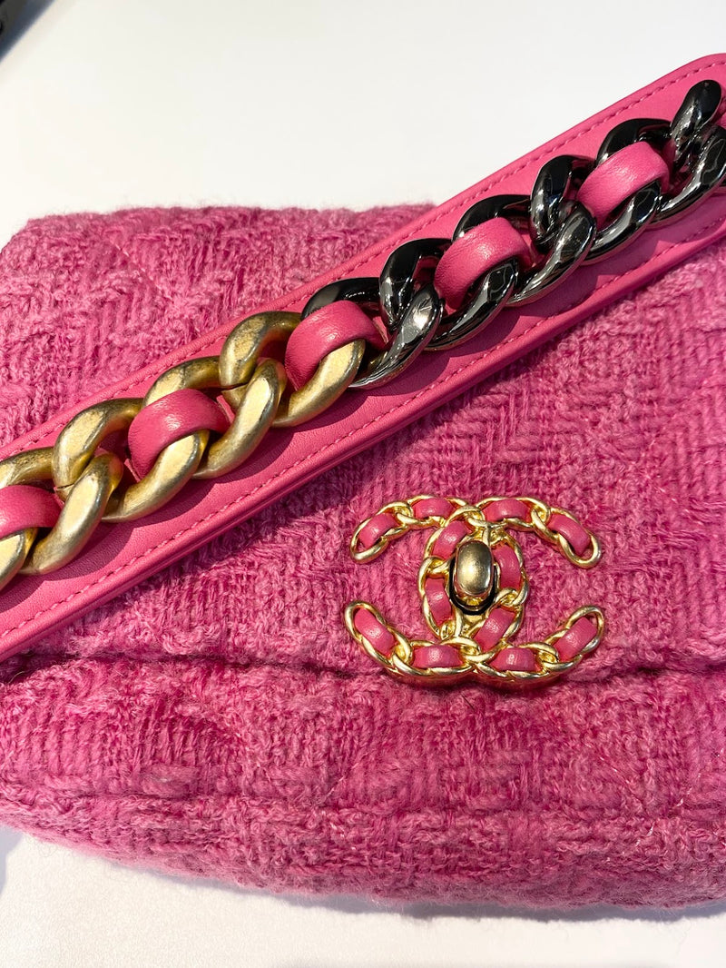 CHANEL 19バッグ ツイートバッグ チェーンベルトバッグ