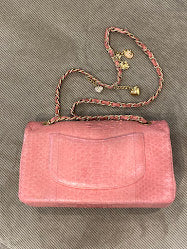 CHANEL パイソン マトラッセ ハンドバック