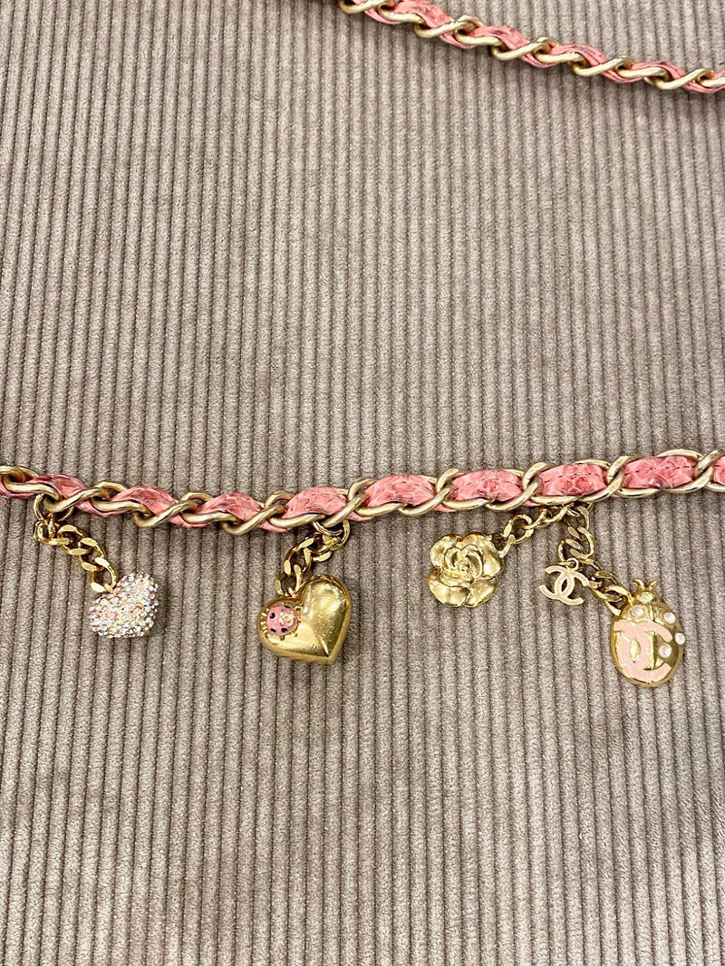 CHANEL パイソン マトラッセ ハンドバック