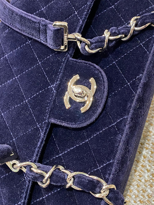 CHANEL マトラッセ デイパック ベロア