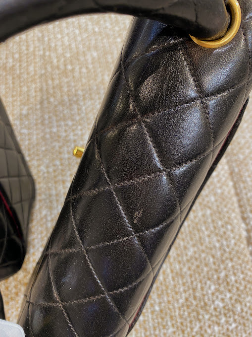 CHANEL マトラッセ ハンドバッグ 親子 トップハンドル