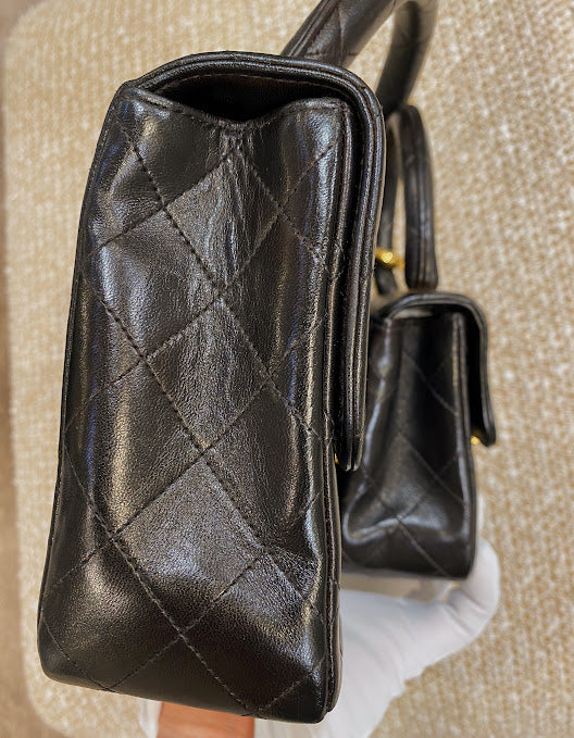 CHANEL マトラッセ ハンドバッグ 親子 トップハンドル