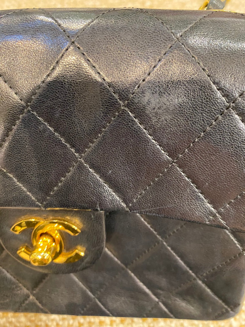 CHANEL ヴィンテージ ミニマトラッセ チェーンショルダー