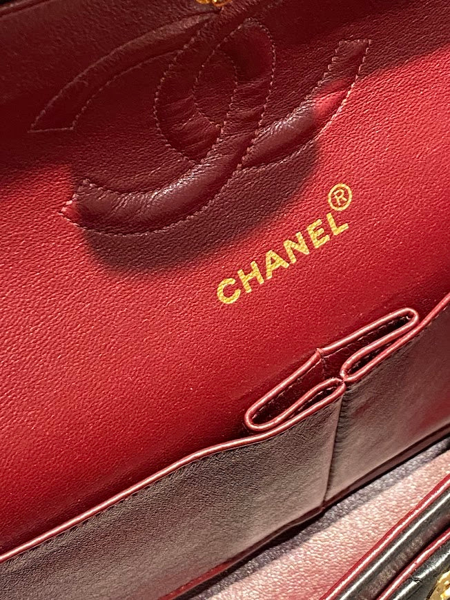 CHANEL マトラッセWフラップチェーンショルダーバッグ