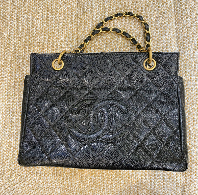 CHANEL マトラッセチェーントートバッグ