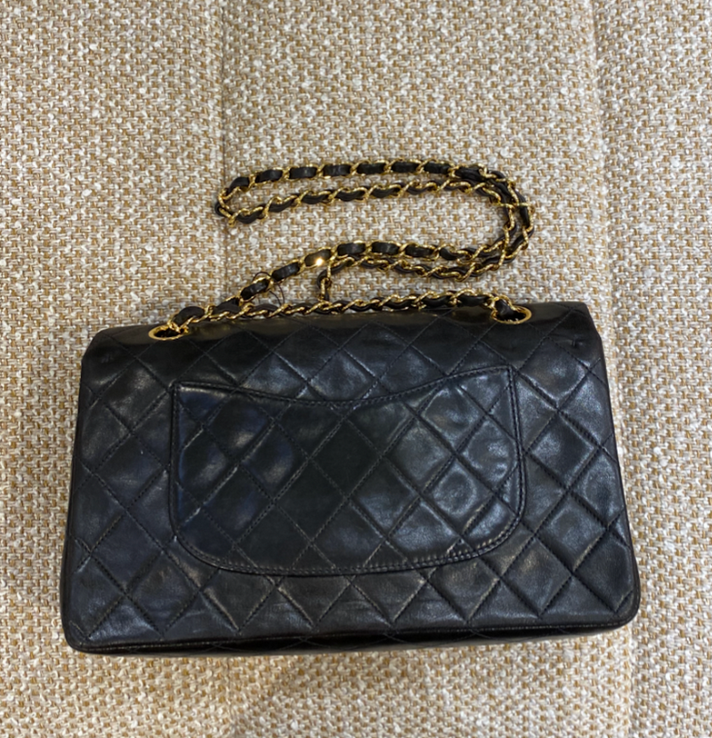 CHANEL マトラッセWチェーンショルダーバッグ