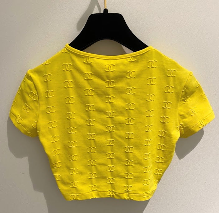 CHANEL ココマーク ヴィンテージ クロップド Tシャツ