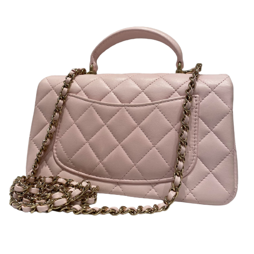 シャネル マトラッセ ラムスキン チェーンショルダーバッグ ピンク – co&co