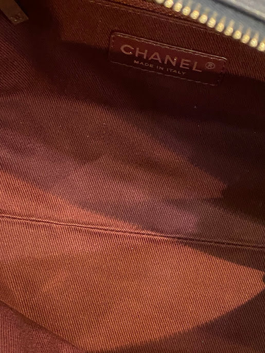 CHANEL メッシュミニボストンバッグ