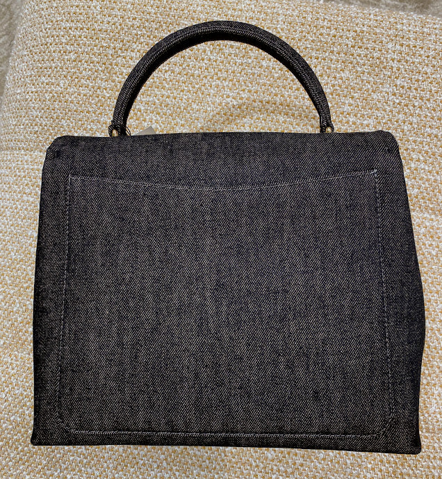 CHANEL トップハンドル ハンドバッグ デニム – co&co