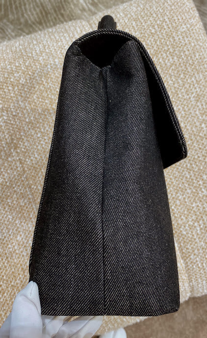 CHANEL トップハンドル ハンドバッグ デニム