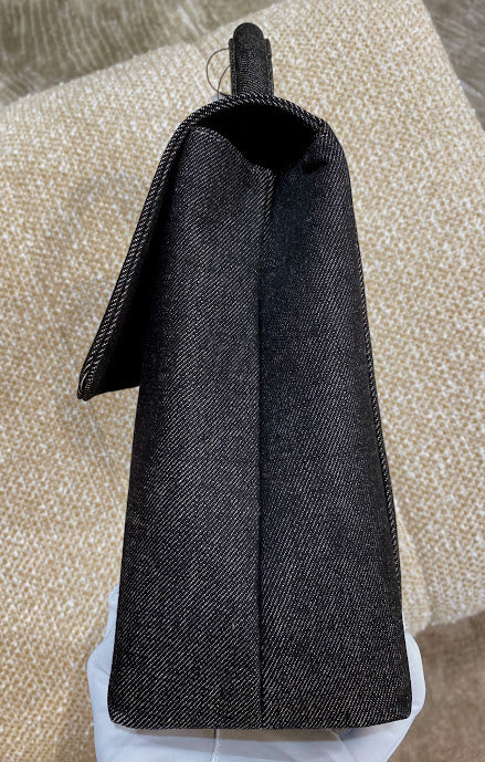 CHANEL トップハンドル ハンドバッグ デニム