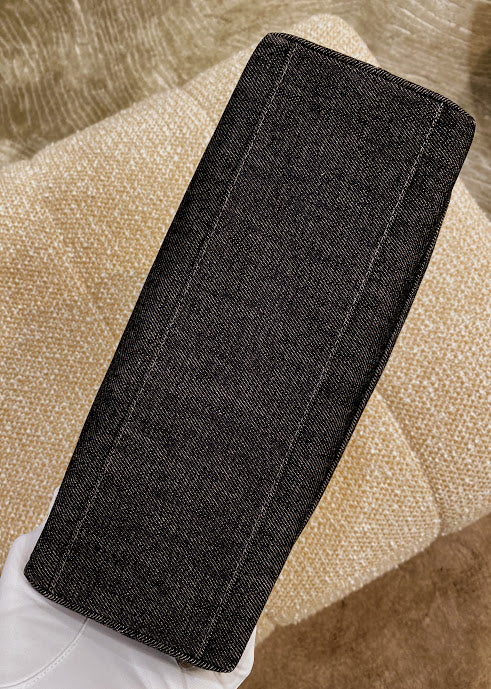 CHANEL トップハンドル ハンドバッグ デニム