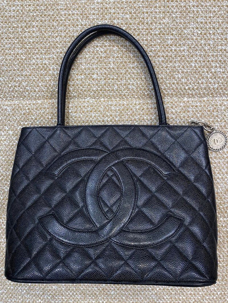 VINTAGE シャネル トートバッグ シルバー CHANEL 復刻トートバッグ シルバー金具 – co&co